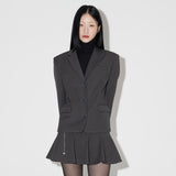 Classic Semi-over Jacket	[CHARCOAL] (6618910228598)