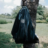 グロッシーストリングバッグ / GLOSSY STRING BAG_DEEP GREEN