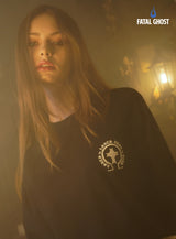 デスオーバーフィットTシャツ/DEATH BK(wide overfit short sleeved T-shirt)