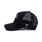 Palm Tree Logo Mesh Cap Black