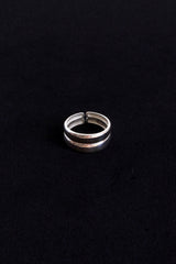 Double Flat Open Ring
