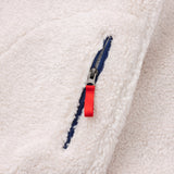 Our Story Fleece Zipup Jacket - White (6624497139830)