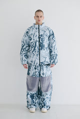 スーパーワイドパンツ / BSR2223FWPT012 DSXBR WSS SUPER WIDE PANTS MARBLE GRAY