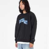 RLCN1003 リバースバーシティロゴスウェット/RLCN1003 Reverse Varsity Logo Sweat Shirt - Black