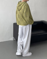 ノアール２wayフードジップアップ / Noir Two-Way Hood Zip-Up (4 colors)