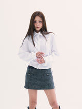レオナシャーリングシャツ