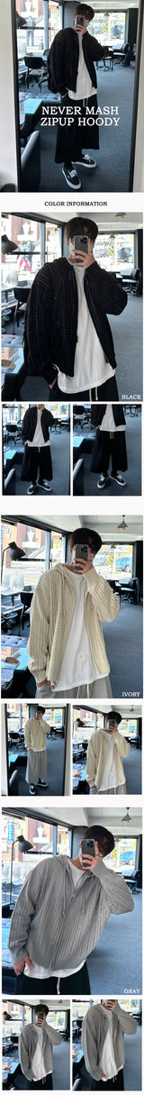 ネバーマッシュジップアップフーディ / [PREMIUM]NEVER MASH ZIPUP HOODY