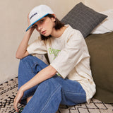 フラワー半袖Tシャツ
