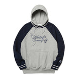 レタリンググラフィックチェリーフーディー／LATTERING GRAPHIC CHERRY HOODIE [MELANGE GRAY]