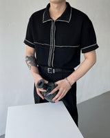 ザネクスト25mmモノグラムメッシュレザーベルト / THE NEXT 25mm Monogram Mesh Leather Belt