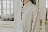 リネンベストシャツ / linen vest shirts natural