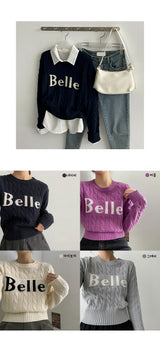 ベリーツイストニット/Belly Twisted Knitted