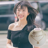Pretzel Layered Pearl Choker Necklace - Gold ver. (Red Velvet Joy Necklace)