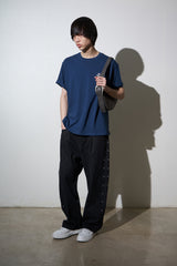 Hバックルソフトレザーホボバッグ / H-Buckle Soft Leather Hobo Bag (gray)