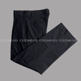 リネンツータックロングパンツスラックス / ECT linen two-tuck long pants slacks (2 colors)