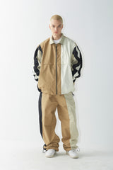 WD MCSトラックパンツ / BSR2223FWPT043 WD MCS TRACK PANTS MULTI BEIGE