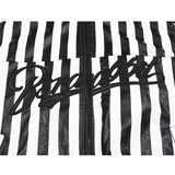 BSR2223FWJK008 STRIPE LOGO PADDING JUMPER WHITE BLACK