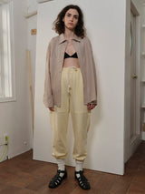 SWEAT PANTS PALE YELLOW (6594009923702)