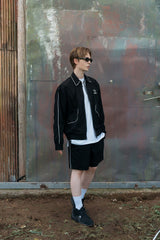 PIPING BLOUSON SET - PANTS (BLACK)