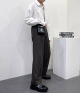 ピンタック ワイド スラックス / SK Pintuck Wide Slacks (3 colors)