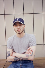 TBD T-logo ball cap MIX NAVY 
