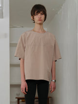 WELT POCKET S/S TOP BEIGE (6594027552886)