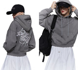 [ARTIST EDITION] TCP X UTOORI CROP PIGMENT HOOD