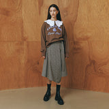 EYEYE LUCKY ME SWEATSHIRT_MOCHA (EEOO3WSR05W) (6622906187894)