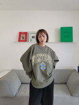 ゴブリンファイヤーエンブロイダリースウェットシャツ / VENTIQUE Goblin Fire Embroidery mtm 3color　