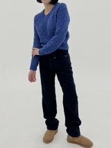 スリムコーデリュロイブラッシュパンツ / Slim corduroy brushed pants (2color)