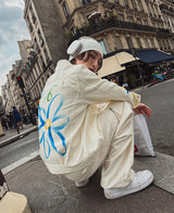 [Hand print]ローカルフラワージャケット (2 color)