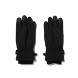 QUILTING PADDING STITCH GLOVES [BLACK]