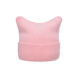 VA Label Square Beanie / Pink