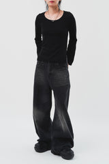 Pure Milky Washed Denim
