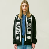 WFTB PAISLEY FOOTBALL MUFFLER BLACK