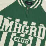 MHGRD クラブハーフジップニット
