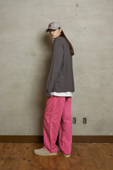 ARGYLE EMBROIDERED PANTS