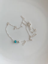 ビリーターコイズネックレス / [925silver] Billy Turquoise Necklace