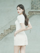 リネンショート / W1013 LINEN SHORT_NATURAL
