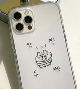 メッスドアップスチームバンキティ３フォーンケース / Messed up Steamed bun kitty 3 phone case