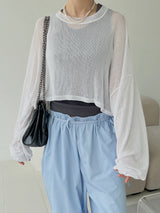 ビーチクロップTシャツ/Beach Crop T-shirt (2color)