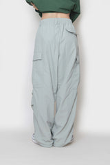 ワイドナイロンカーゴパンツ / wide nylon cargo pants