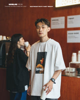 ブレスロゴT / MOBLAB BREATH LOGO TEE BLACK / WHITE 2023SS