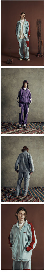 シグネイチャーロゴストリングパンツ/SIGNATURE LOGO STIRING PANTS [GRAY]