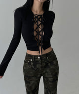 Corset backless under boop double-sided T-shirt
