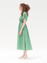 JOLIE PUFF SLEEVES ONEPIECE_GREEN (6580888830070)