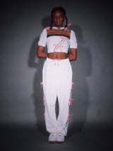 リボン ジョガーパンツ / Ribbon Jogger Pants (Pink)