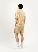 TERRY EASY SHORTS sand (6581471019126)
