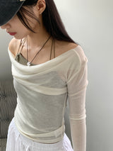 Vignette two-string string halter sleeveless