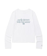 W SLAMMER LS TEE WHITE(CV2DFFT552A)